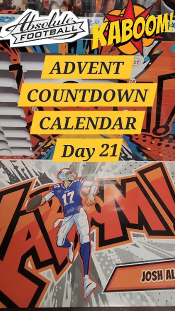 Advent Day 21 Absolute Football Kaboom! Countdown Calendar