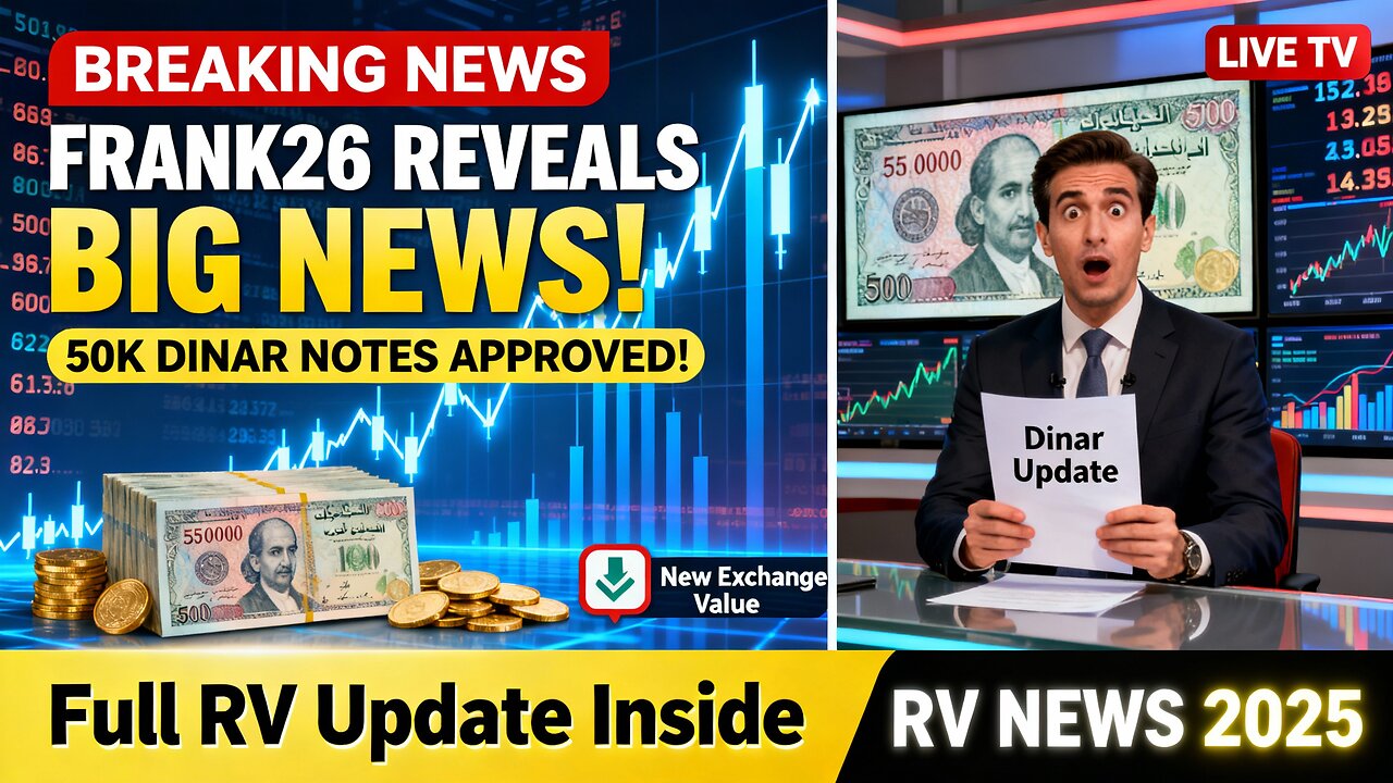 ⚡ Frank26 Reveals BIG News – 50K Dinar Notes Approved for New Exchange Value! 💥 Iraqi Dinar Rv News