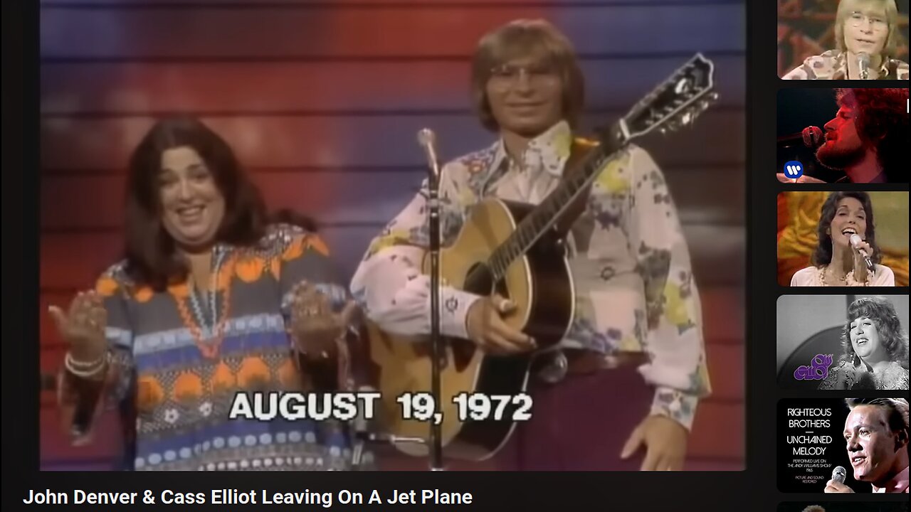 John Denver & Cass Elliot Leaving On A Jet Plane