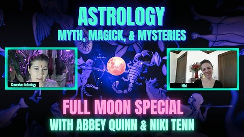 🌕 Full Moon & Major Lunar Standstill Livestream | Sidereal Astrology, Myth, Magick, & Mysteries