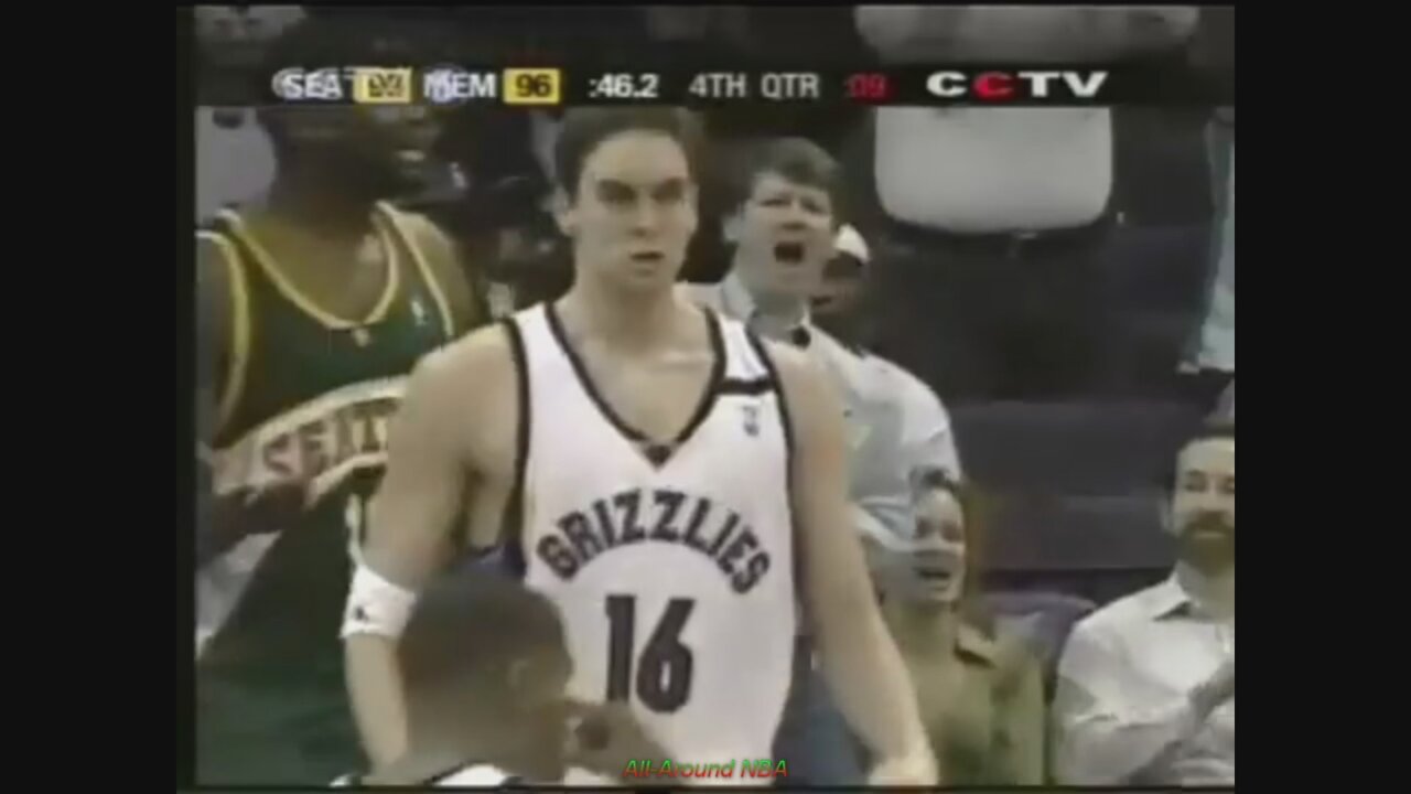 Pau Gasol 24 Points Vs. Sonics, 2004-05.