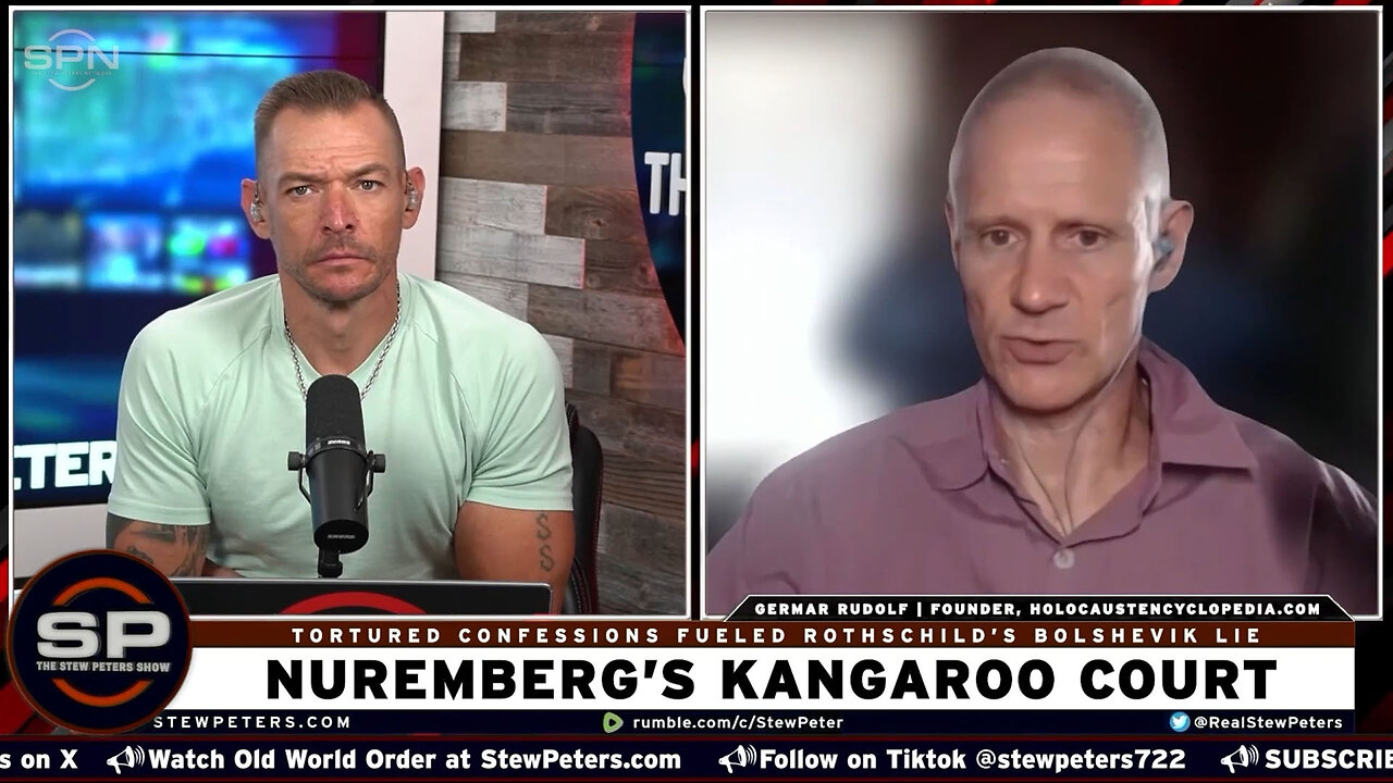 Stew Peters Interviews Germar Rudolf (Sep. 2025)