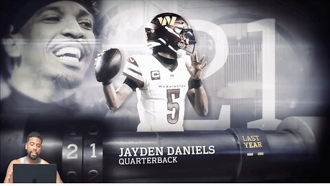CHANNELADRIANTV Reacts | 21: Jayden Daniels (QB, Commanders) | Top 100 Players of 2025