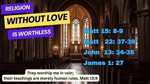Empty Rituals vs. Living Love – What Jesus Really Taught