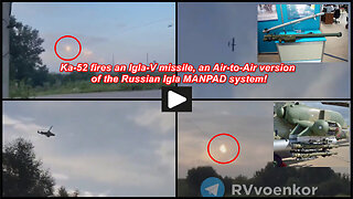 Lipetsk region: Russian Ka-52 helicopter hunts and burn Ukrainian drones