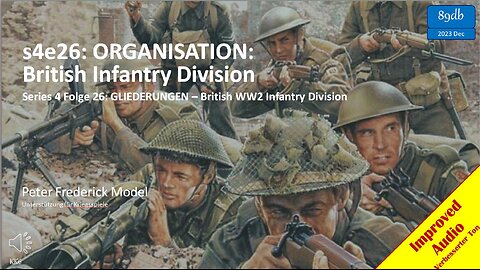 s4e26: ORGANISATION: British Infantry Division