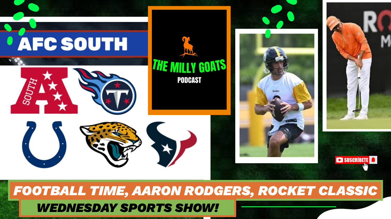 AFC South Road Tour, Aaron Rodgers "Done", & Rocket Classic Golf