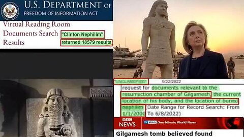 THE TRUTH BEHIND THE IRAQ INVASION, GILGAMESH AND THE PANTSUITWARPIG 🐗 HILLARY DIANE RODHAM CLINTON