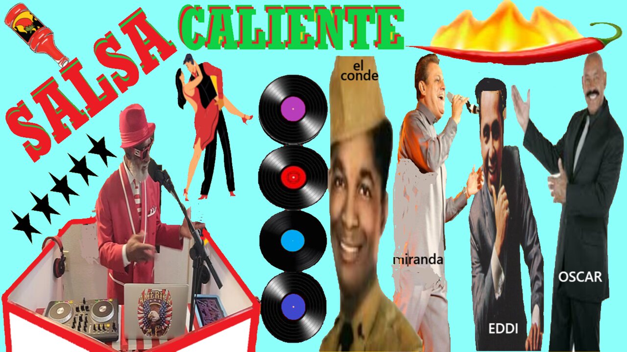 Salsa Caliente con El Conde Rodriguez Ismael Miranda Eddi Palmieri y Oscar de Leon Miranda Eddi Palmieri