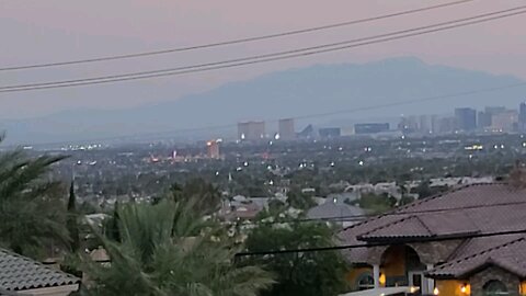 Did YOU see tonight's HAZY Las Vegas sunset? Check THIS out! 07.14.2025 #follow #lasvegas #travel