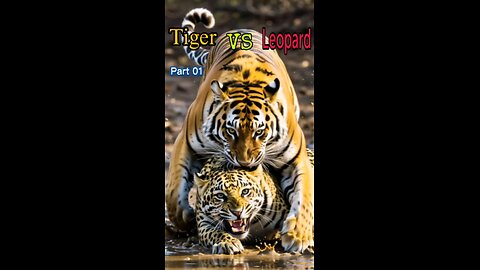 Tiger VS leopard 🐆🐅