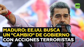 Maduro denuncia intentos de "cambio" de Gobierno con un "zarpazo terrorista militar" de EE.UU.