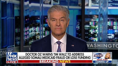 Dr Oz: Somalians in Minnesota Weaponized Fraud