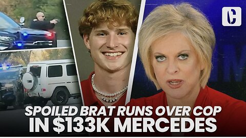 PEARL-WEARING BRAT SPEEDS HIS $133K MERCEDES OVER DOWN OFFICER