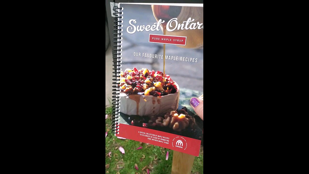 Donating Sweet Ontario Cookbook