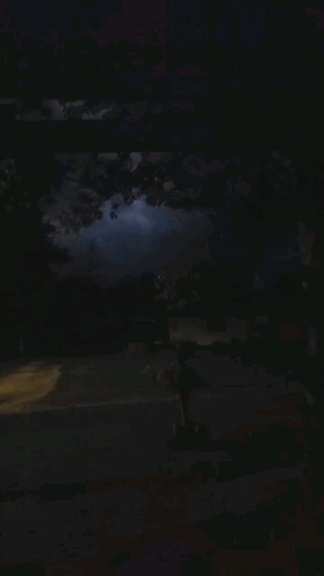 Lightning Storm At Night