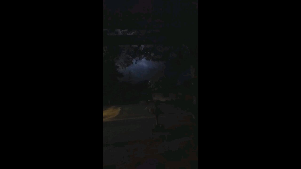 Lightning Storm At Night