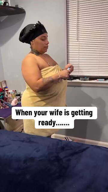 women gets ready for date night!