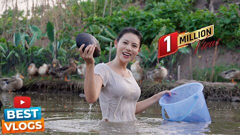 Pick up unwanted river clams and eat them like this: they're fresh, tender, delicious, spicy,