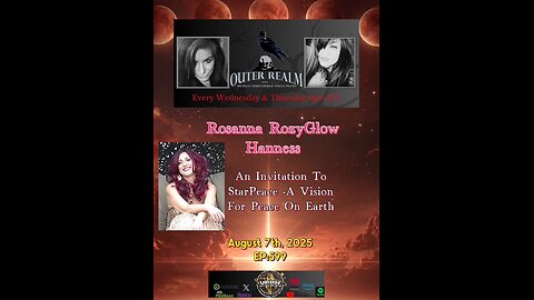 An Invitation to StarPeace - Consciousness, Positive Vibrationswith Rosanna RozyGlow Hanness
