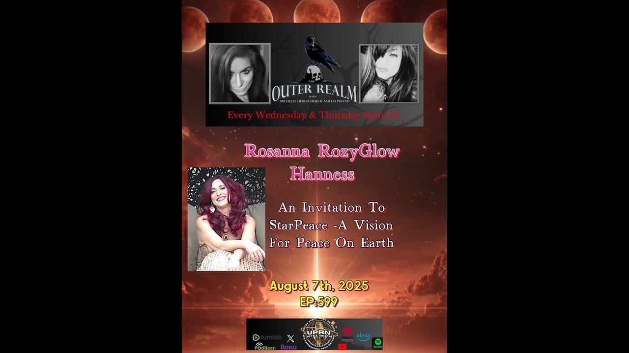 An Invitation to StarPeace - Consciousness, Positive Vibrationswith Rosanna RozyGlow Hanness