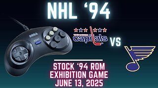 NHL '94: Capitals (Sheehy) at Blues (Len the Lengend) {Genesis} - Exhibition 142