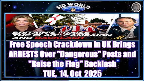 Free Speech Crackdown in UK Brings ARRESTS Over Dangerous Posts and Raise the Flag Backlash