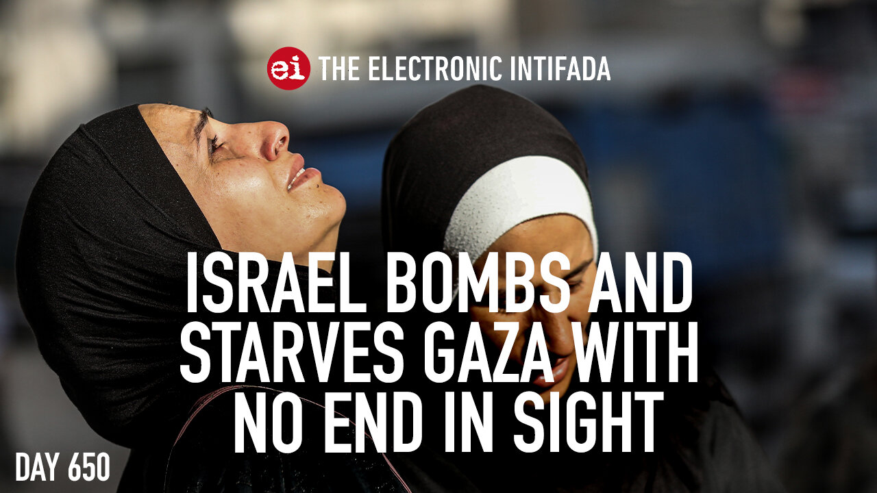 Israel bombs and starves Gaza with no end in sight, with Nora Barrows-Friedman