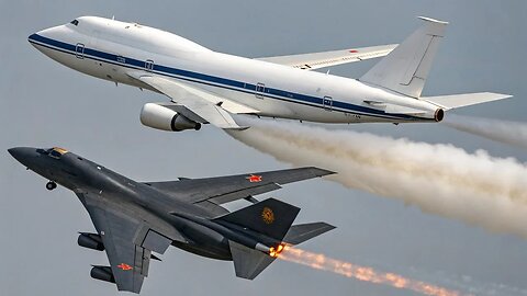 Chinese J20 Fighter JETS shocked US Military Plane Poseidon , Then THIS Happened...