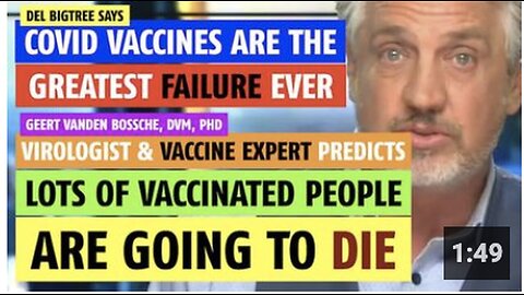 "Del Bigtree Claims Constant Illness and Death Caused by COVID-19 Vaccines"
