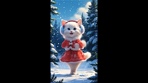 Cute kitten dance#cat#cutetitten