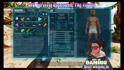 Wefobz Gaming: Ark Survival Ascended, Starting Over On The Island In Single Player Mode Again!