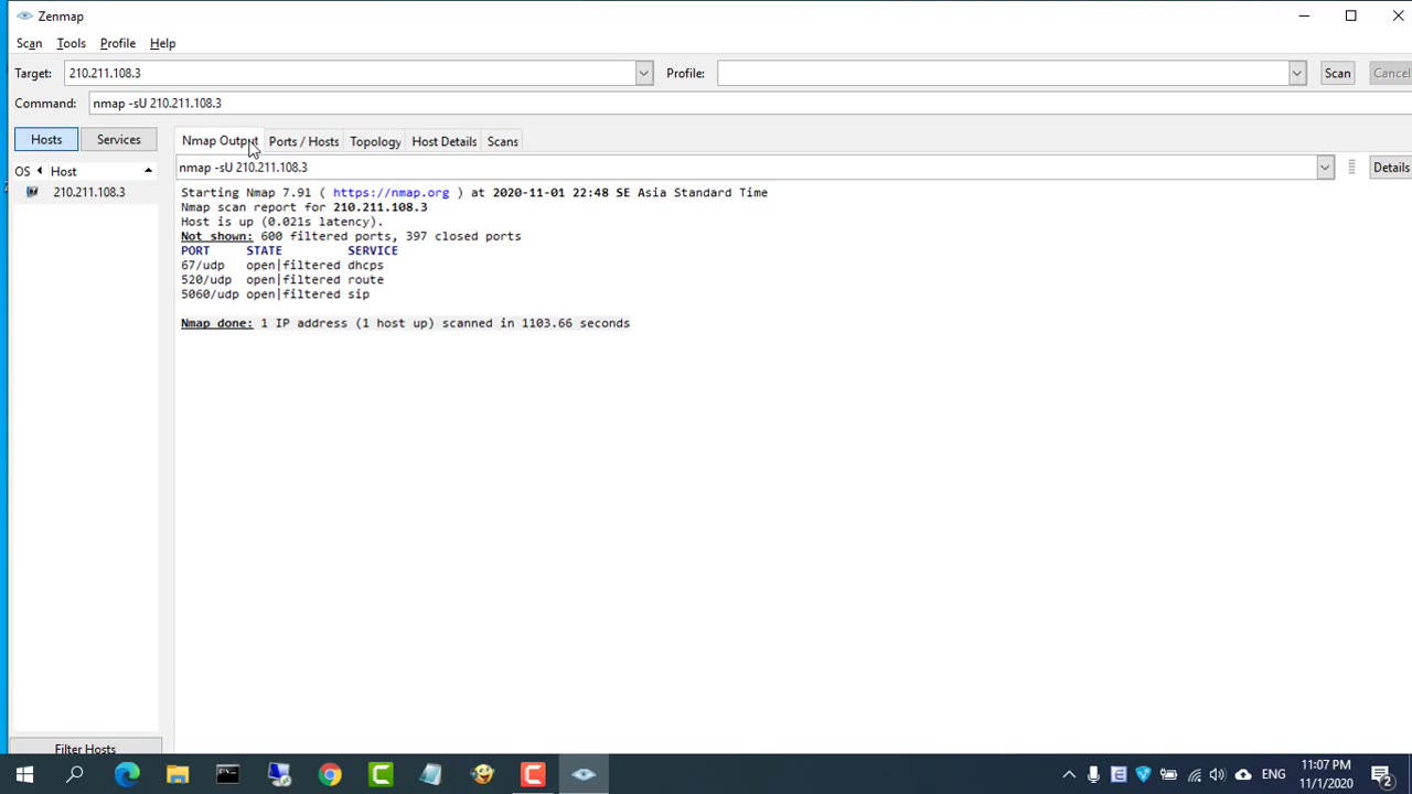 How to check all open ports on an ip address NETVN