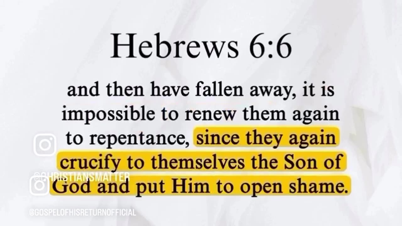 Pastor John MacArthur | Explains Hebrew’s 6:4-6 & Hebrew’s 10:26. #biblicalteachings