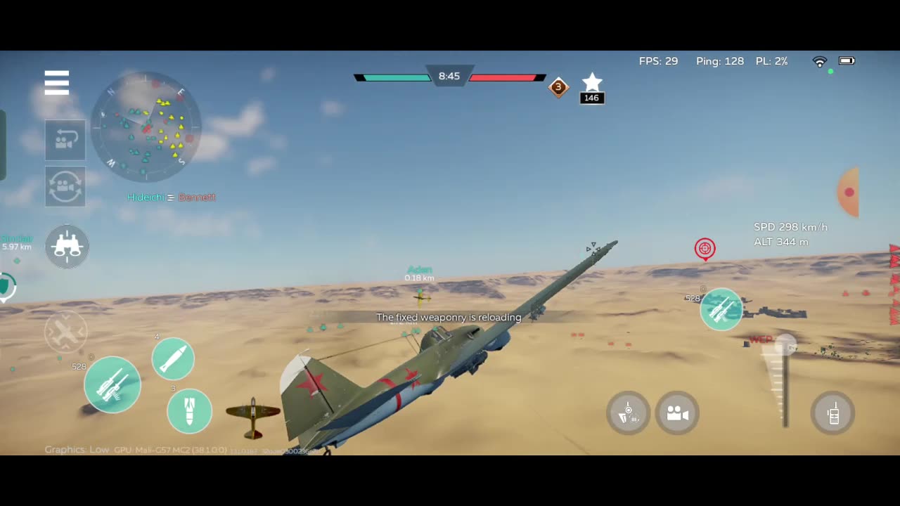 War Thunder aviation gameplay | IL-2, B-26B bomber gameplay
