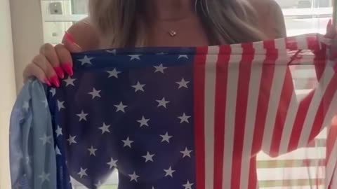 I am proud of this see true amercan flag