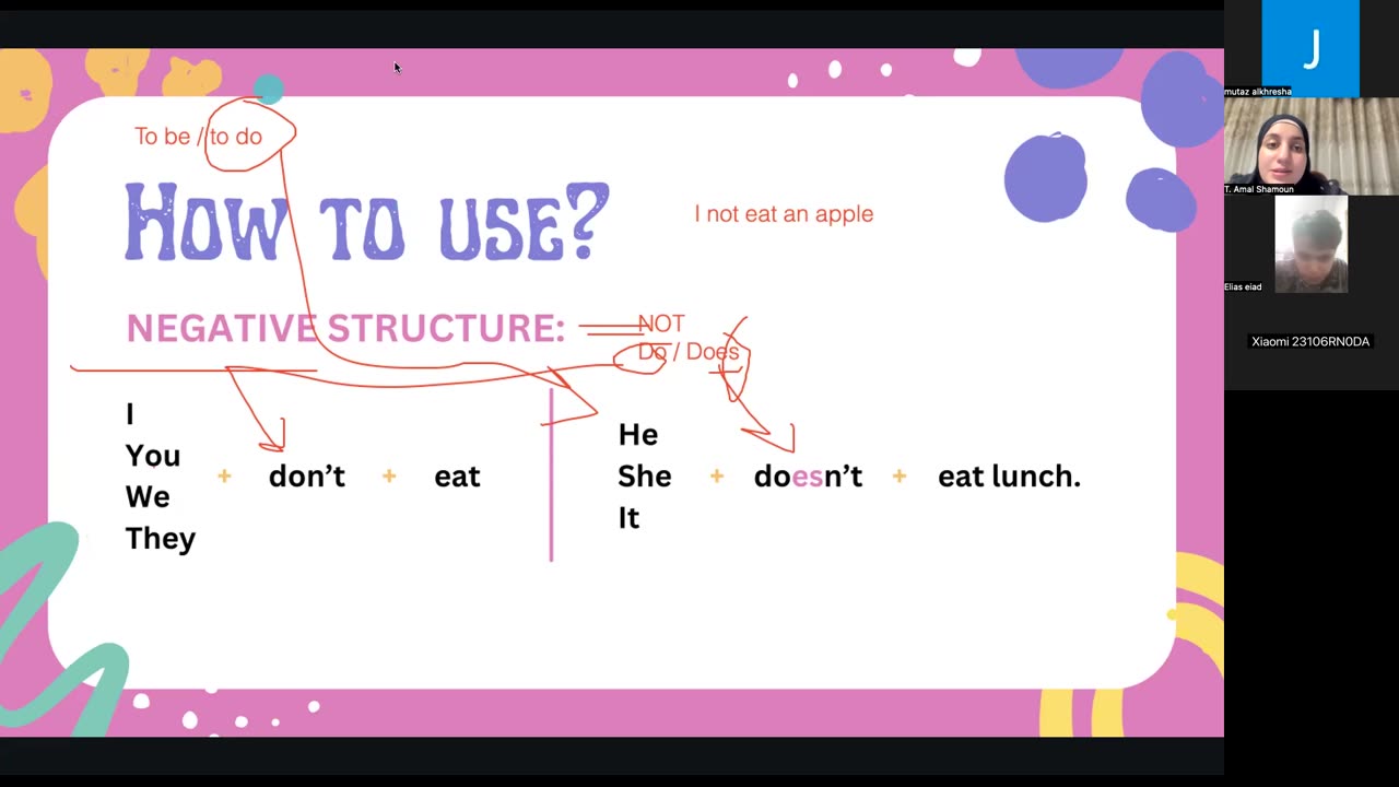 Simple present Class (8)