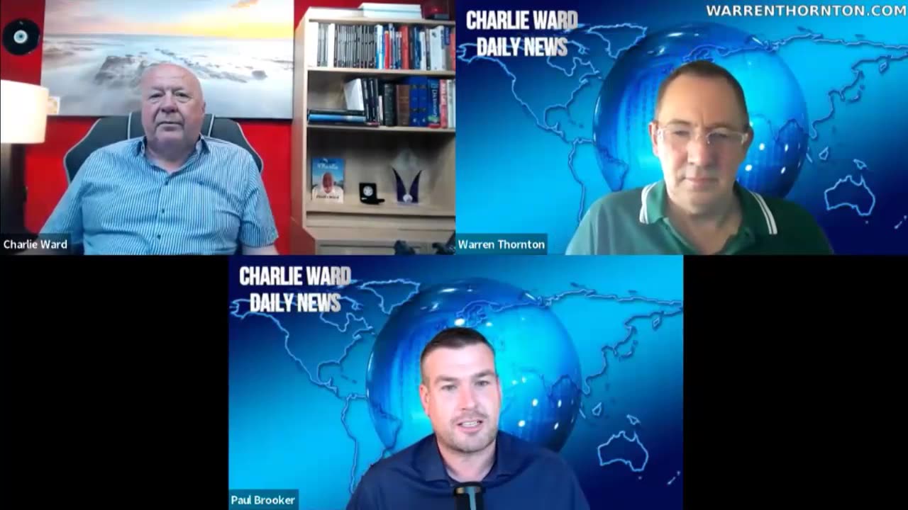 Update July 9: "Charlie Ward Daily News With Paul Brooker & Warren Thornton" .......
