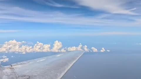 External footage of the aerobatic maneuvers of a private US MiG-17 fighter.