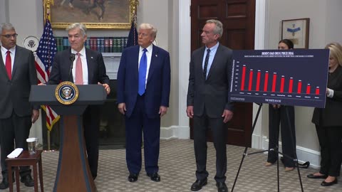 President Trump Holds a Press Conference with the Secretary of Health and Human Services