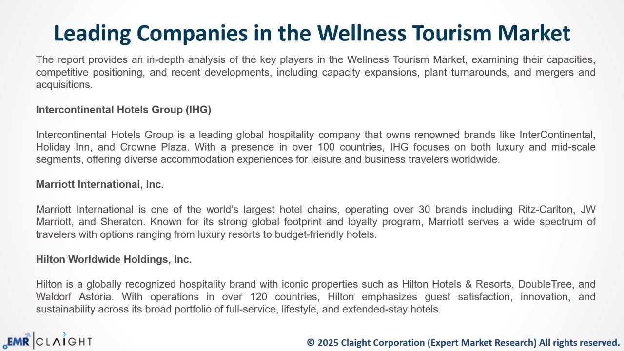 Wellness Tourism Market Growth & Outlook Analysis Report