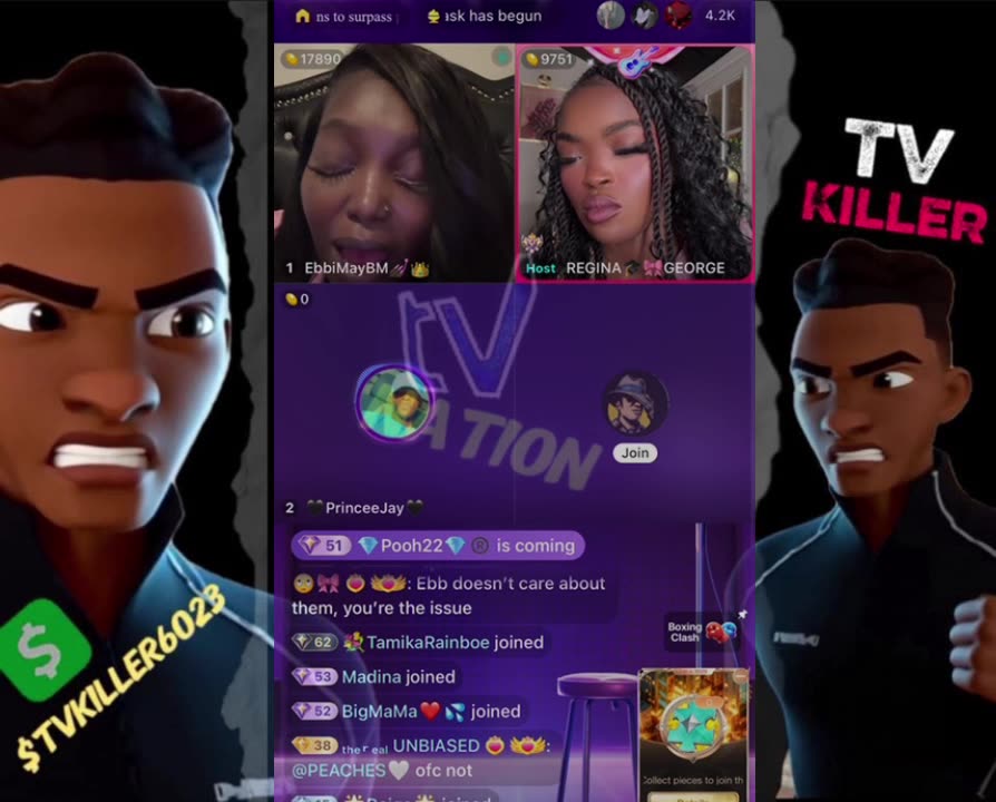 EBBIMAY & PRINCE J GETS INTO IT ON THE PINk TABLE TALK SHOW