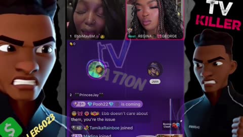 EBBIMAY & PRINCE J GETS INTO IT ON THE PINk TABLE TALK SHOW