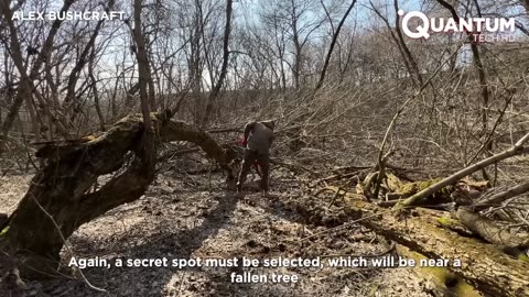 Man Digs a Cave in the Mountain that Fails and Then Builds a Reed Shelter by @AlexBushcraftmyWorld
