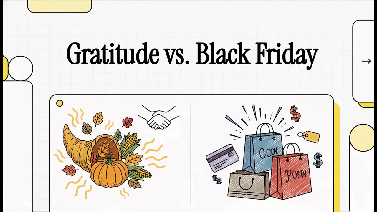 Happy Thanksgiving Blessings and Black Friday