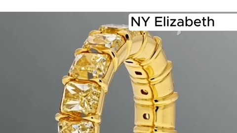 Fancy Yellow Cushion-Cut Diamond Ring