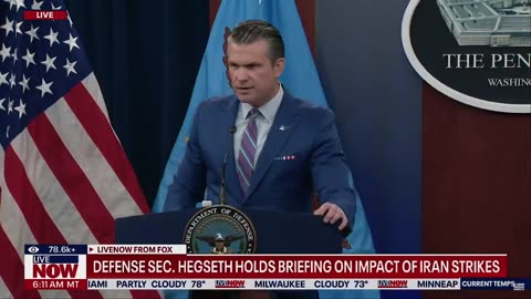 Hegseth goes off on fake news