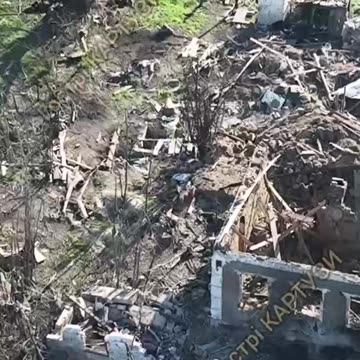 Aftermath of Airstrikes on Russian Staging Area