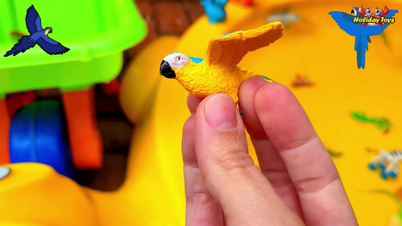 Geese Come Down from Trees to Bushes to Look for Worms