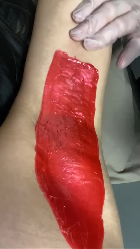 Underarm Waxing Demo Using Sexy Smooth Cherry Desire Hard Wax | @yoursxtruly143